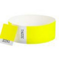 Tyvek 1" Voucher / Tear Off Wristband - Neon Yellow